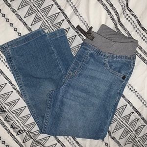 OKie Dokie Brand Size 5T Mid Washed Color Jeans Elastic Waist